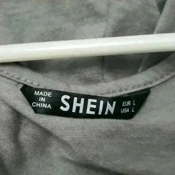 Grey Shein Romper Sz lg - Picture 3 of 3